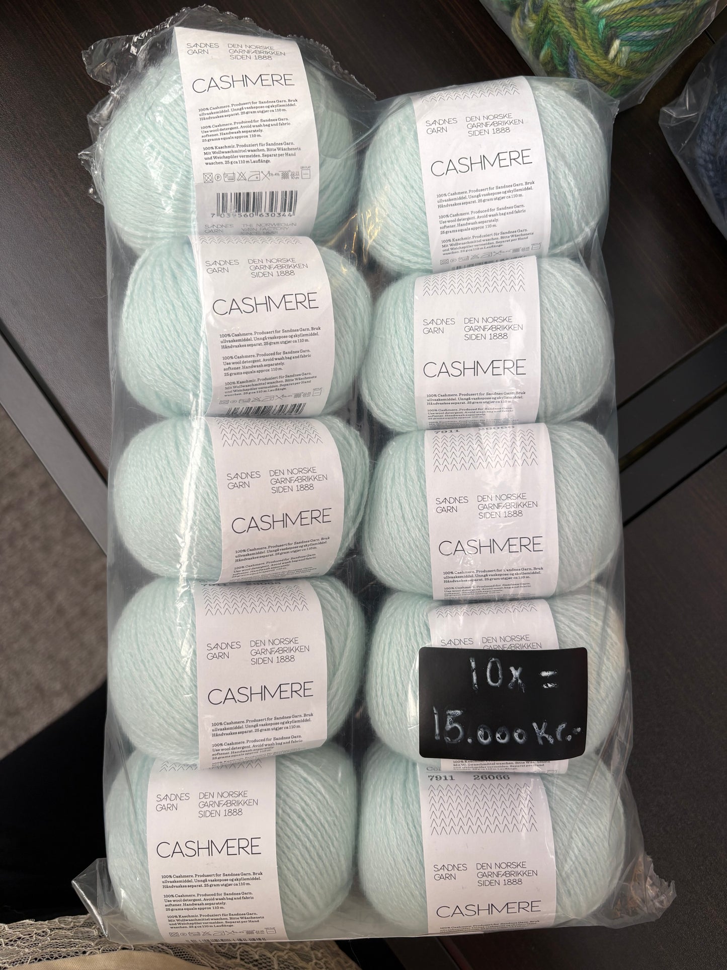 Sandnes cashmere 10 stk