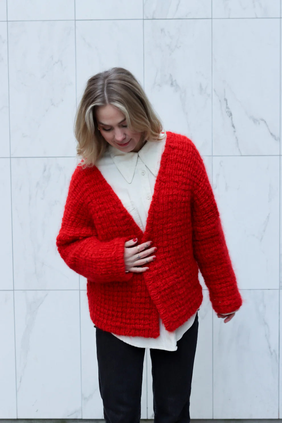SWAN CARDIGAN - ENGLISH