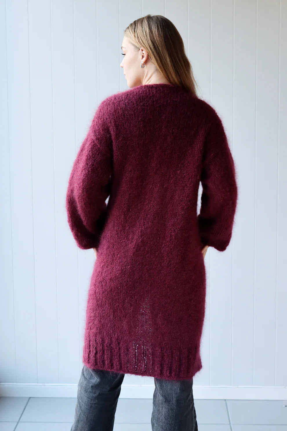 HUG ME CARDIGAN LONG - NORSK