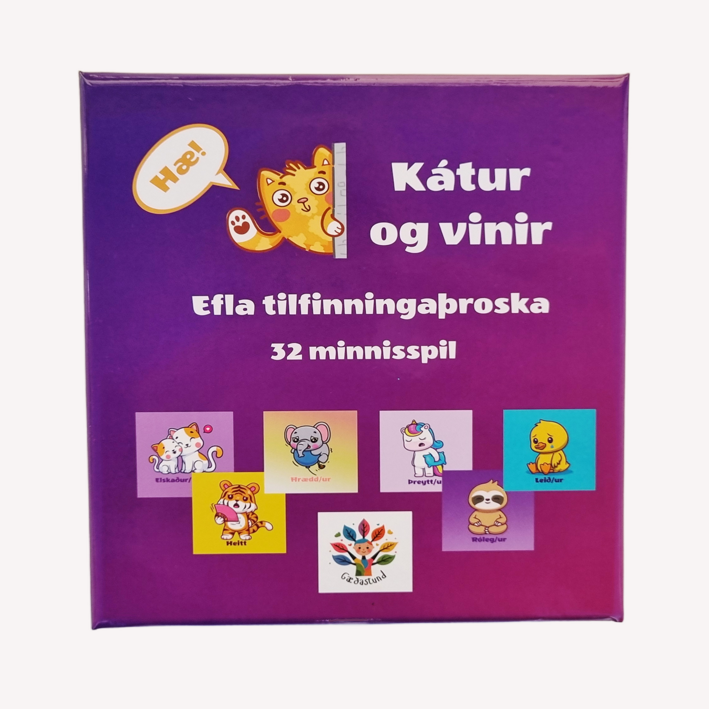 KÁTUR OG VINIR - MINNISSPIL