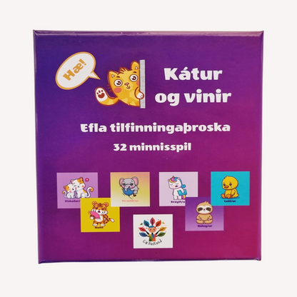 KÁTUR OG VINIR - MINNISSPIL