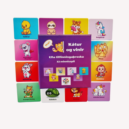 KÁTUR OG VINIR - MINNISSPIL