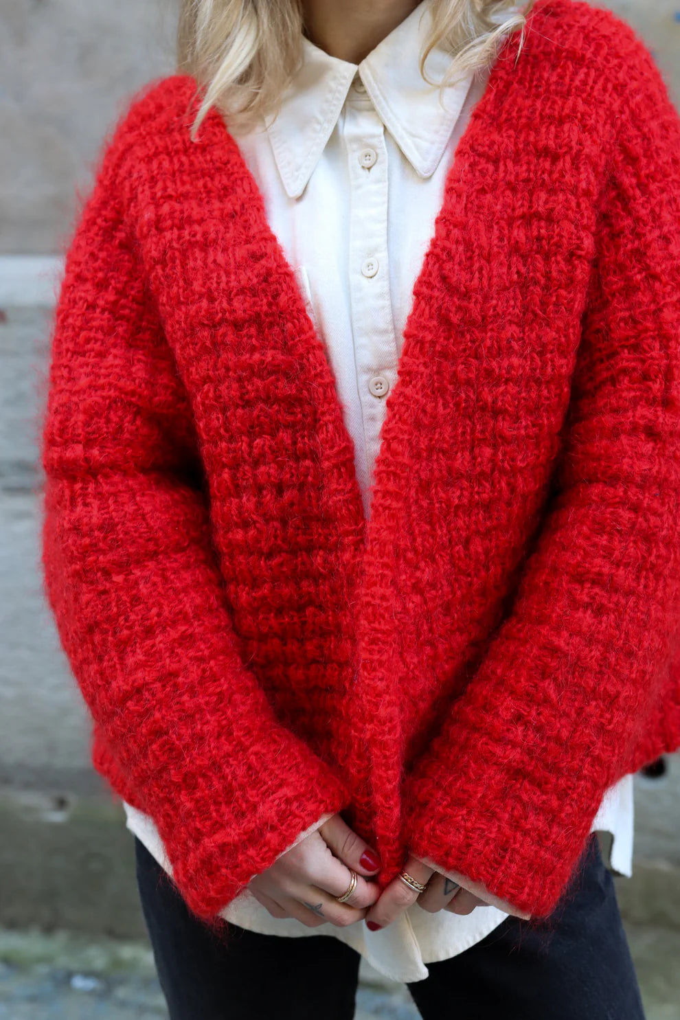 SWAN CARDIGAN - ENGLISH