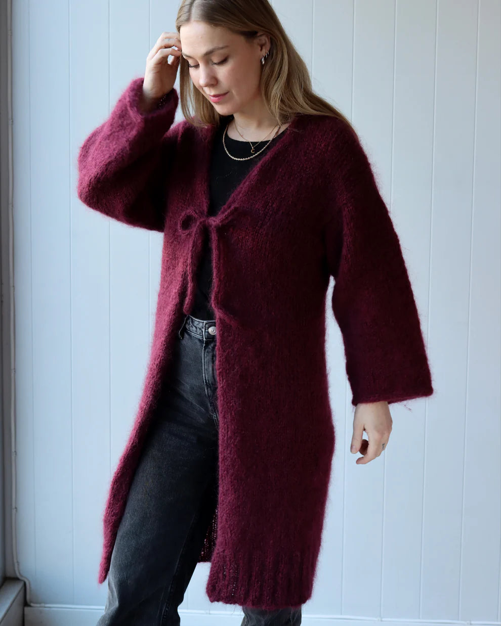 HUG ME CARDIGAN LONG - NORSK