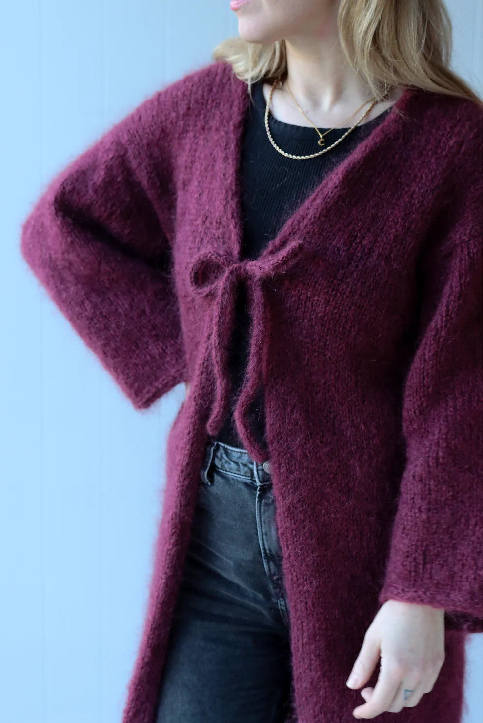 HUG ME CARDIGAN LONG - NORSK